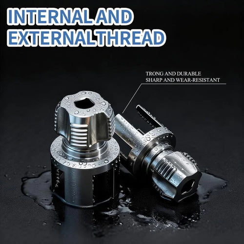 2026 New Upgrade🔥 - Pipe Tapping and Threading Tool |🔧 Dual-Specification Compatible