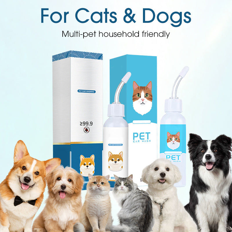 🔥 [Buy 3 Get 2 Free] Vet-Recommended Instant Relief Pet Anti-Itch Ear Cleaner 🐶🐱